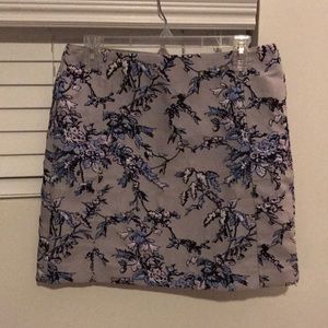 Loft patterned skirt